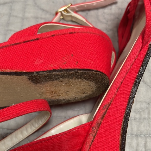 Red Pappagallo Vintage Vibe Sandals Size 5 - Picture 16 of 16